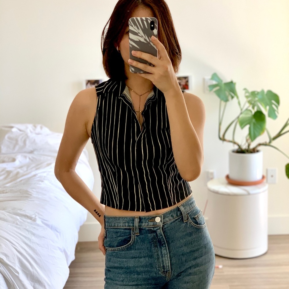 Alice + olivia crop top